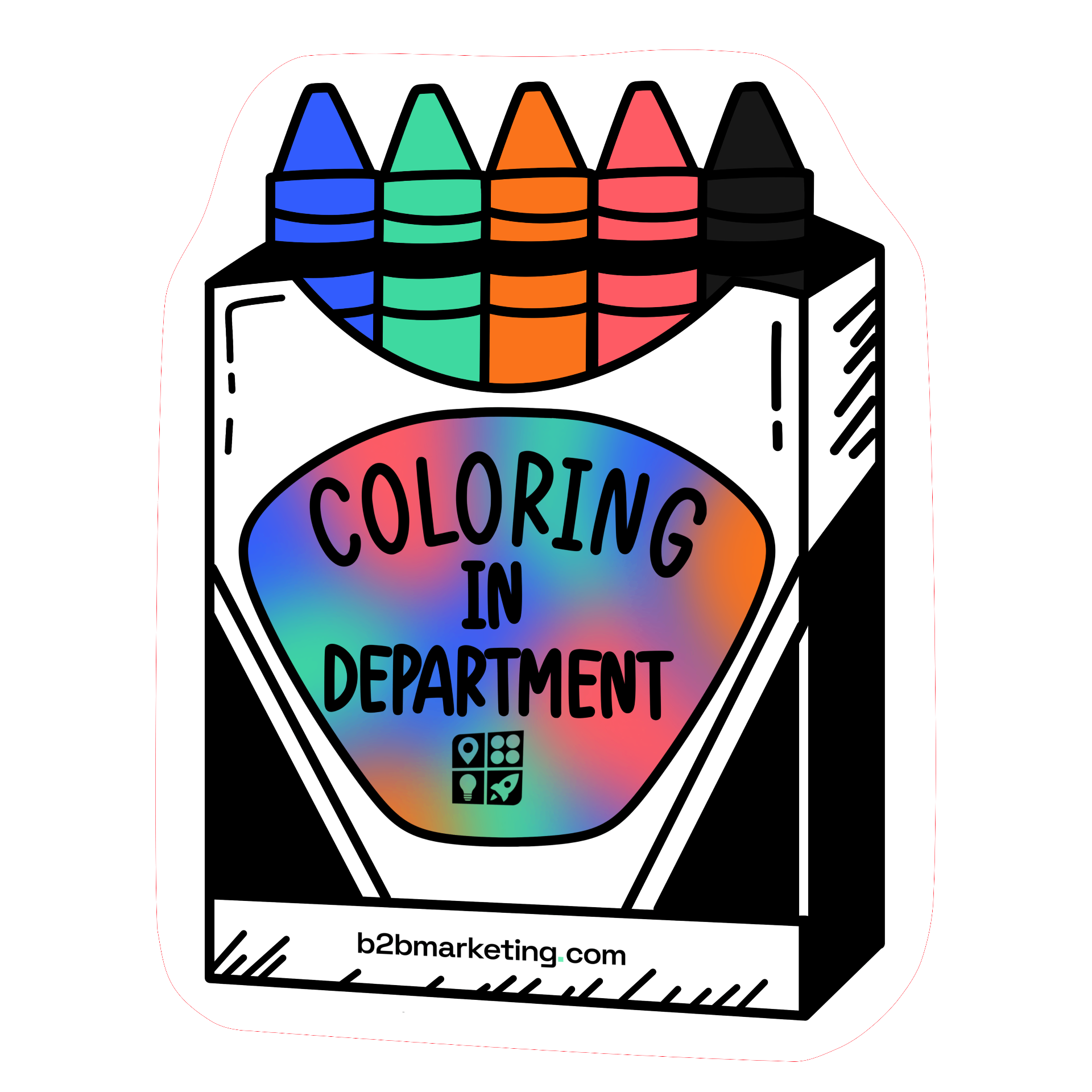 Sticker: Coloring In Department