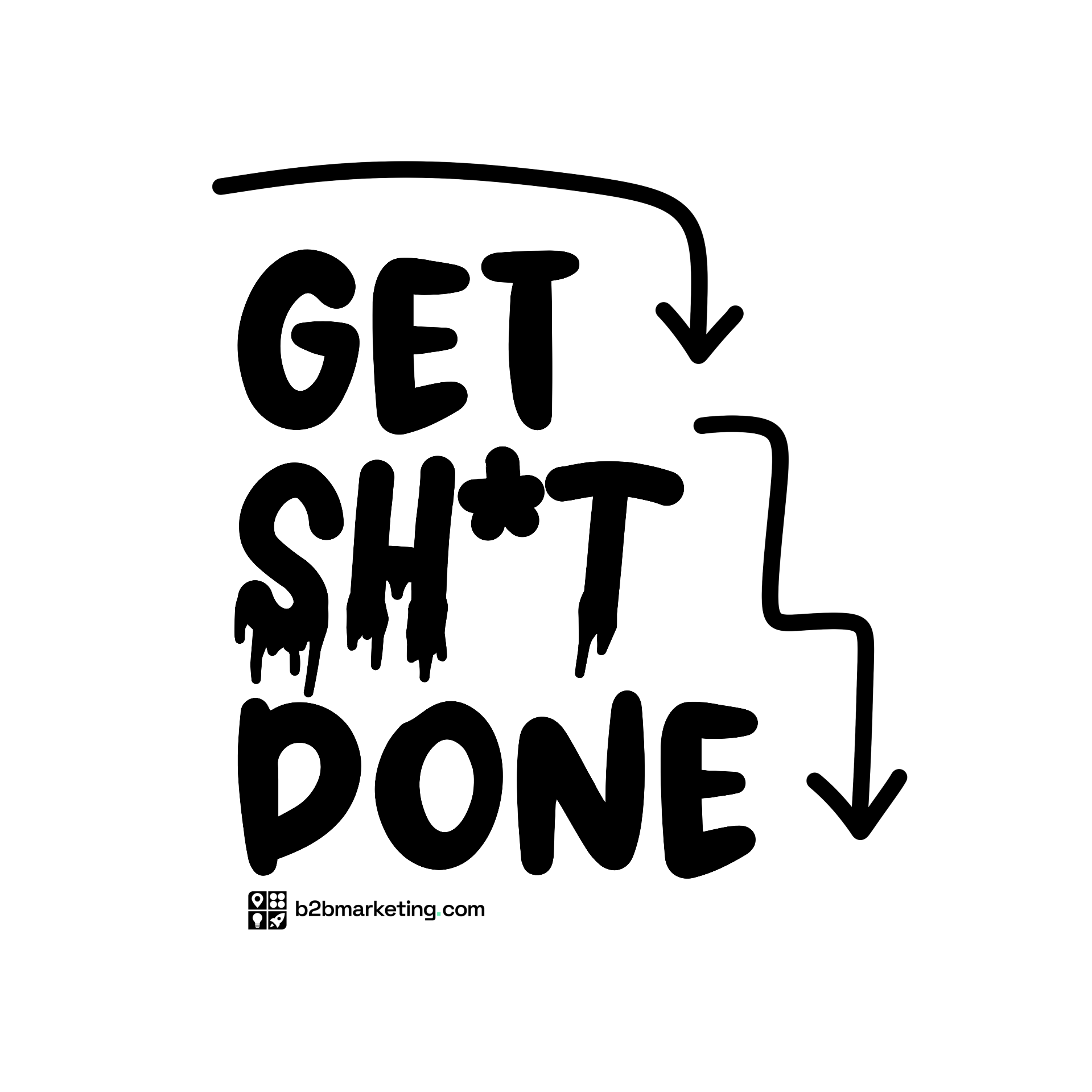 Sticker: Get sh*t done